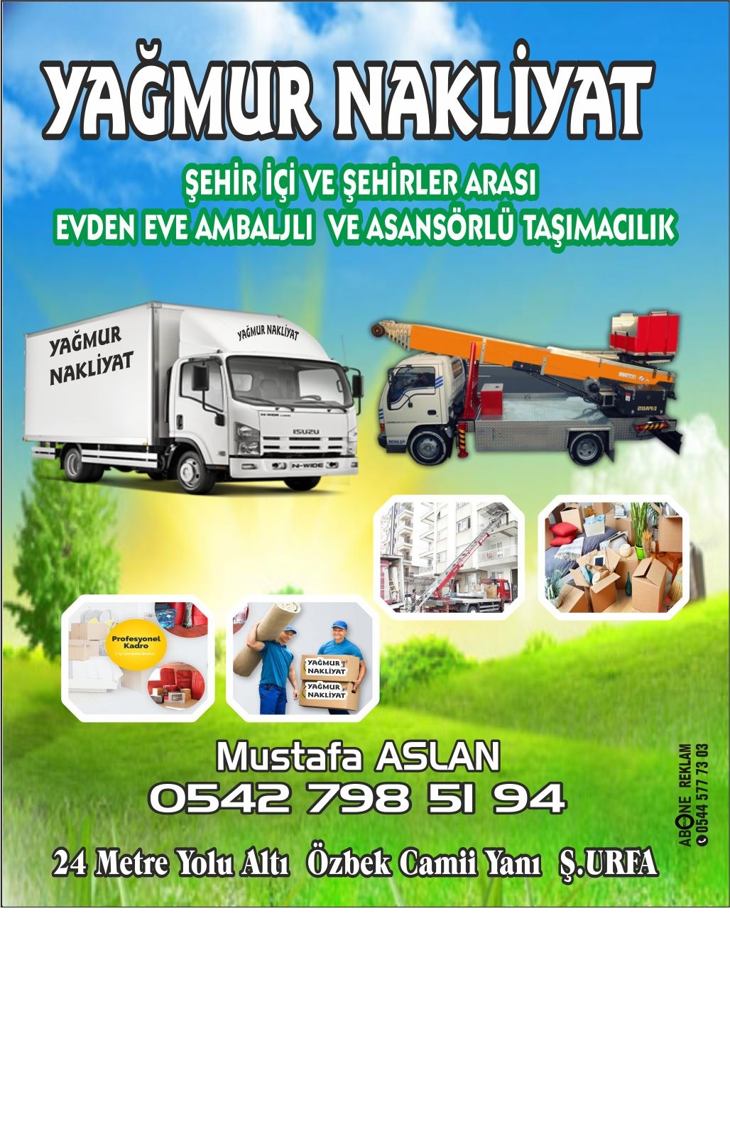 Yagmur Nakliyat Evden eve Taşmacılık