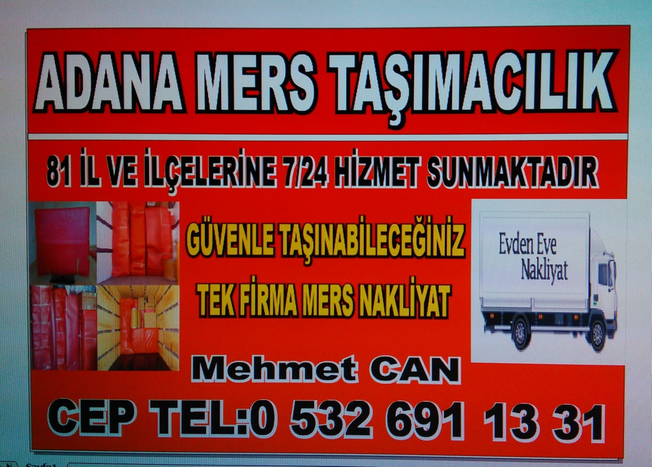 Adana mers nakliyat
